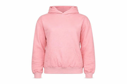 PRETTYLITTLETHING Womens Pink Cotton Pullover Hoodie Size S