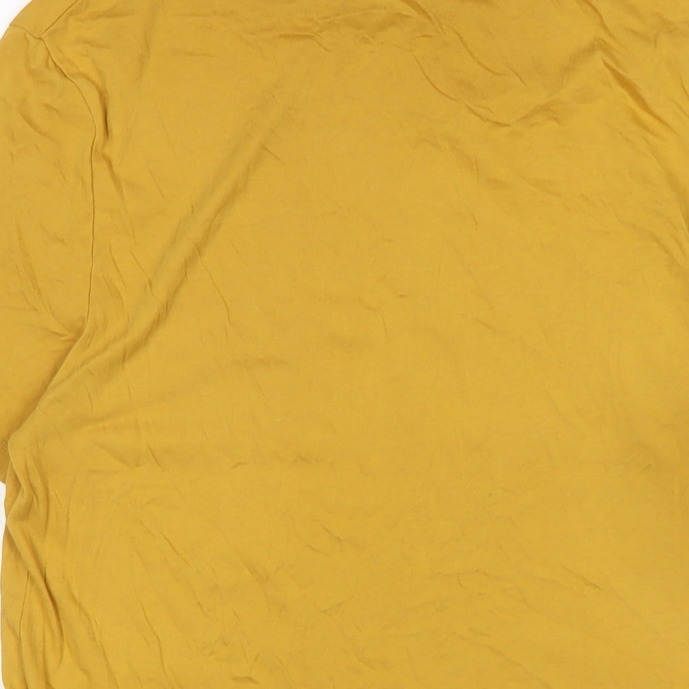 Mens UK Size S ASOS Yellow  T-Shirt