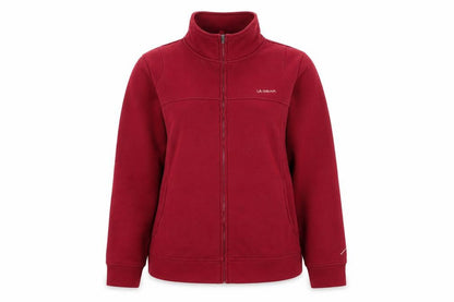 Womens UK Size 16 LA Gear Red Full Zip Sweatshirt