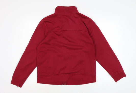 Womens UK Size 16 LA Gear Red Full Zip Sweatshirt