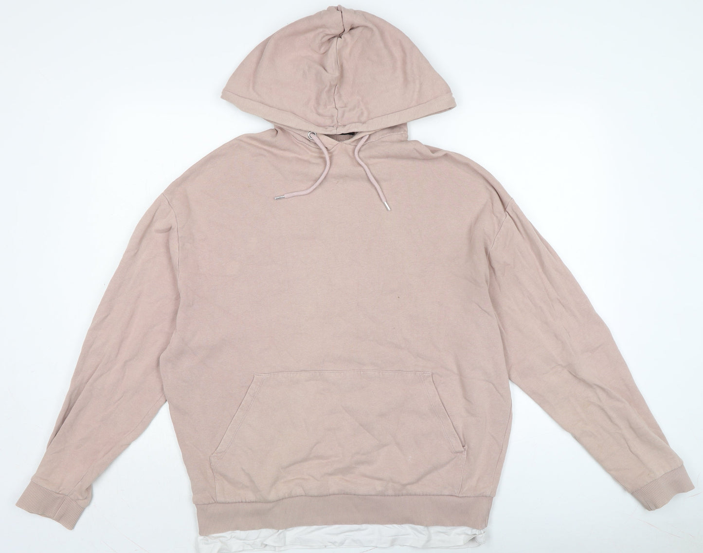 Womens UK Size M ASOS Pink Pullover Hoodie