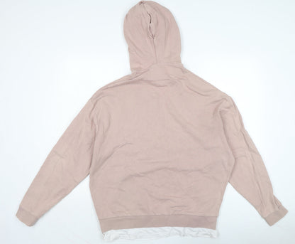 Womens UK Size M ASOS Pink Pullover Hoodie