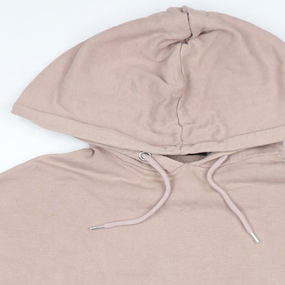 Womens UK Size M ASOS Pink Pullover Hoodie