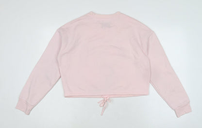 Womens UK Size XS Disney Pink Pullover Sweatshirt