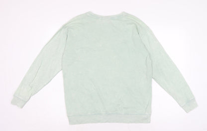 Womens UK Size S Victoria's Secret Green Basic T-Shirt