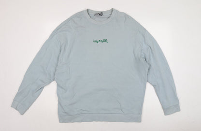 Womens UK Size S ASOS Blue Pullover Jumper