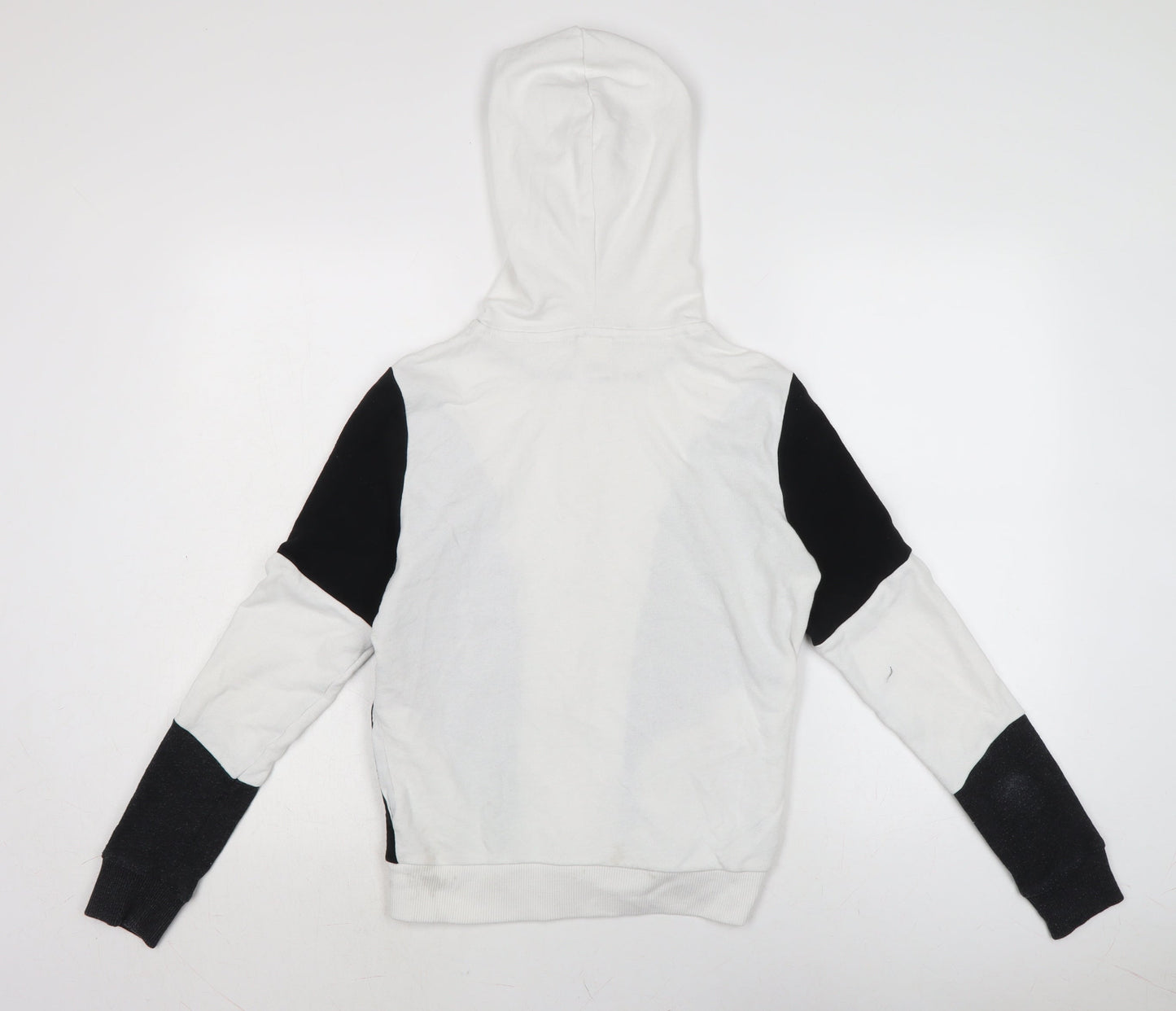 Victoria's Secret Womens White Cotton Full Zip Hoodie Size XS