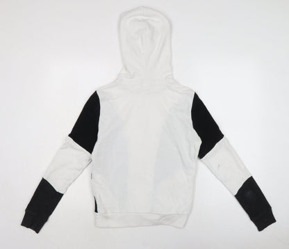 Victoria's Secret Womens White Cotton Full Zip Hoodie Size XS
