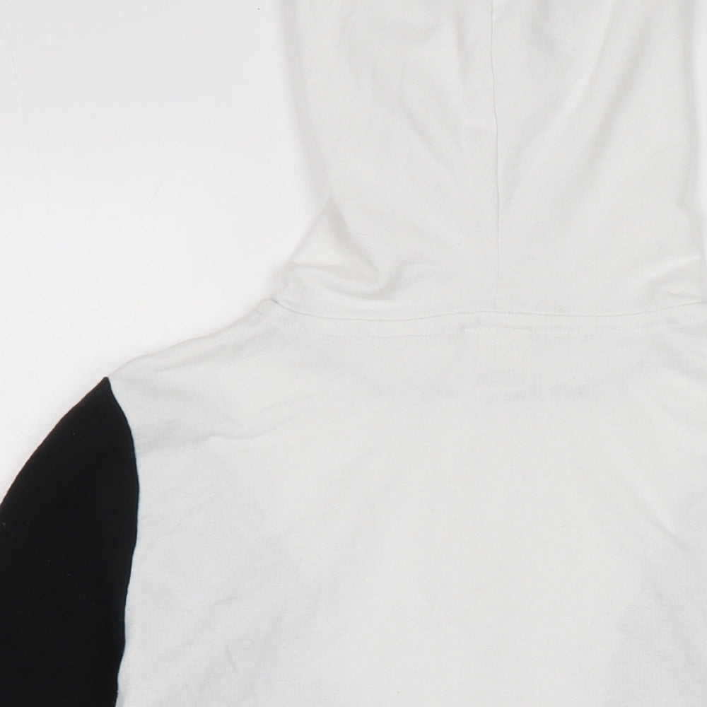 Victoria's Secret Womens White Cotton Full Zip Hoodie Size XS