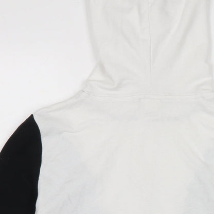 Victoria's Secret Womens White Cotton Full Zip Hoodie Size XS