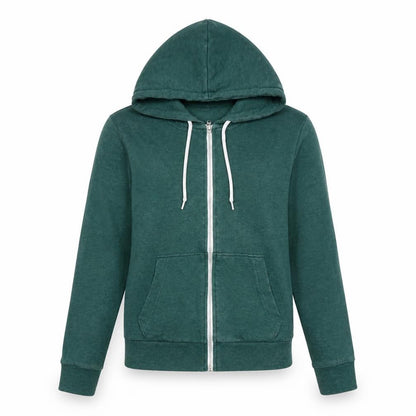 Womens UK Size 6 Divided Green Full Zip Hoodie