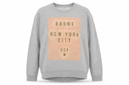 River Island Womens Grey Cotton Pullover Sweatshirt Size 10