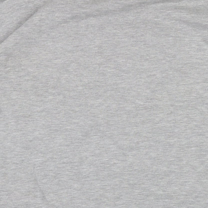 River Island Womens Grey Cotton Pullover Sweatshirt Size 10