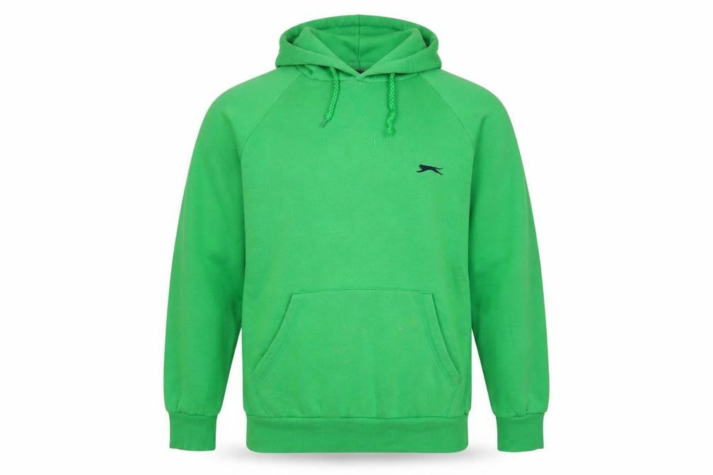 Mens UK Size L Slazenger Green Pullover Hoodie