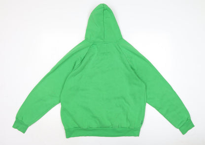 Mens UK Size L Slazenger Green Pullover Hoodie