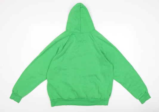 Mens UK Size L Slazenger Green Pullover Hoodie
