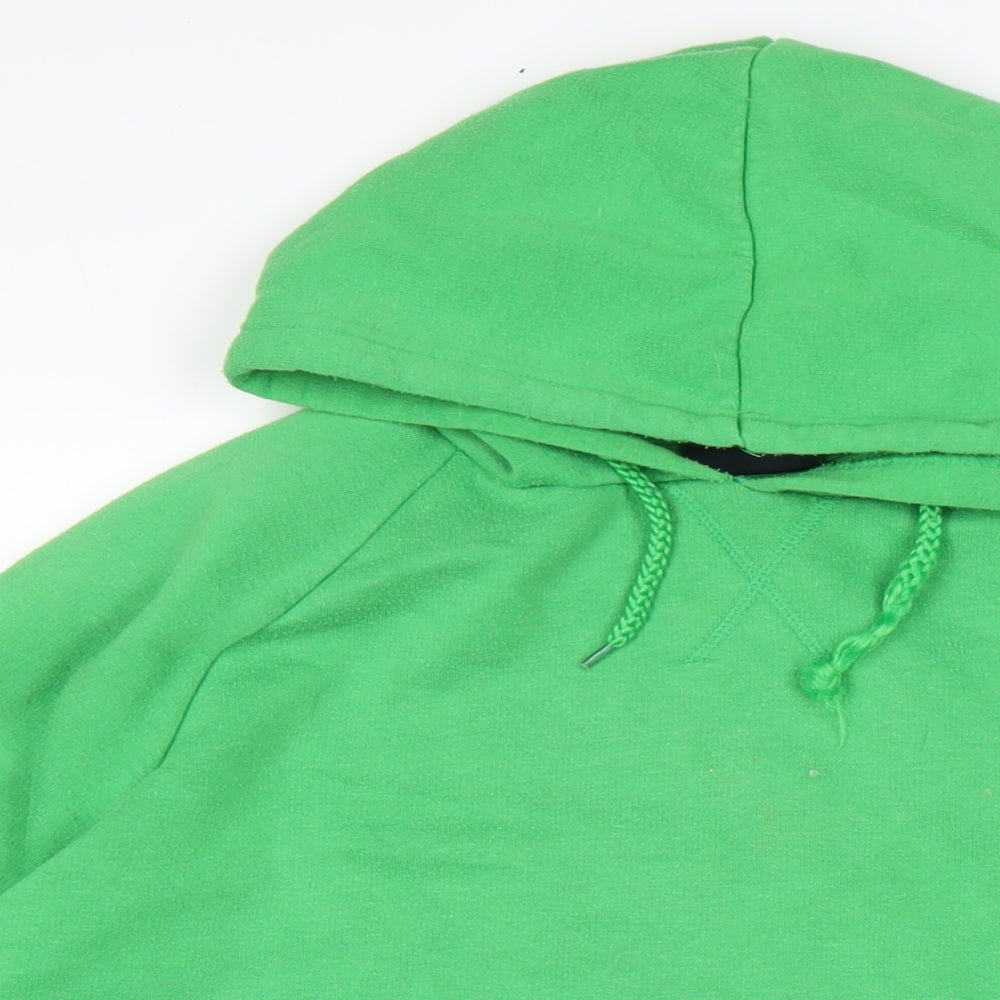 Mens UK Size L Slazenger Green Pullover Hoodie