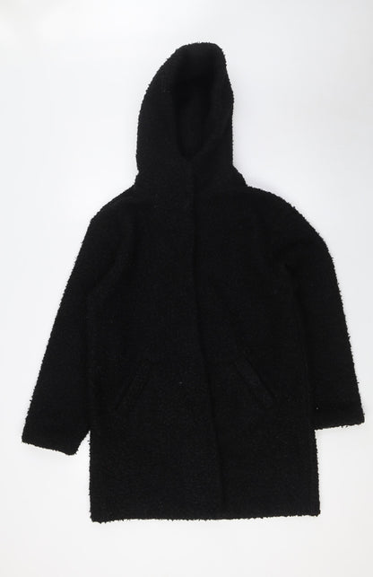 Womens UK Size S Klass Black Overcoat
