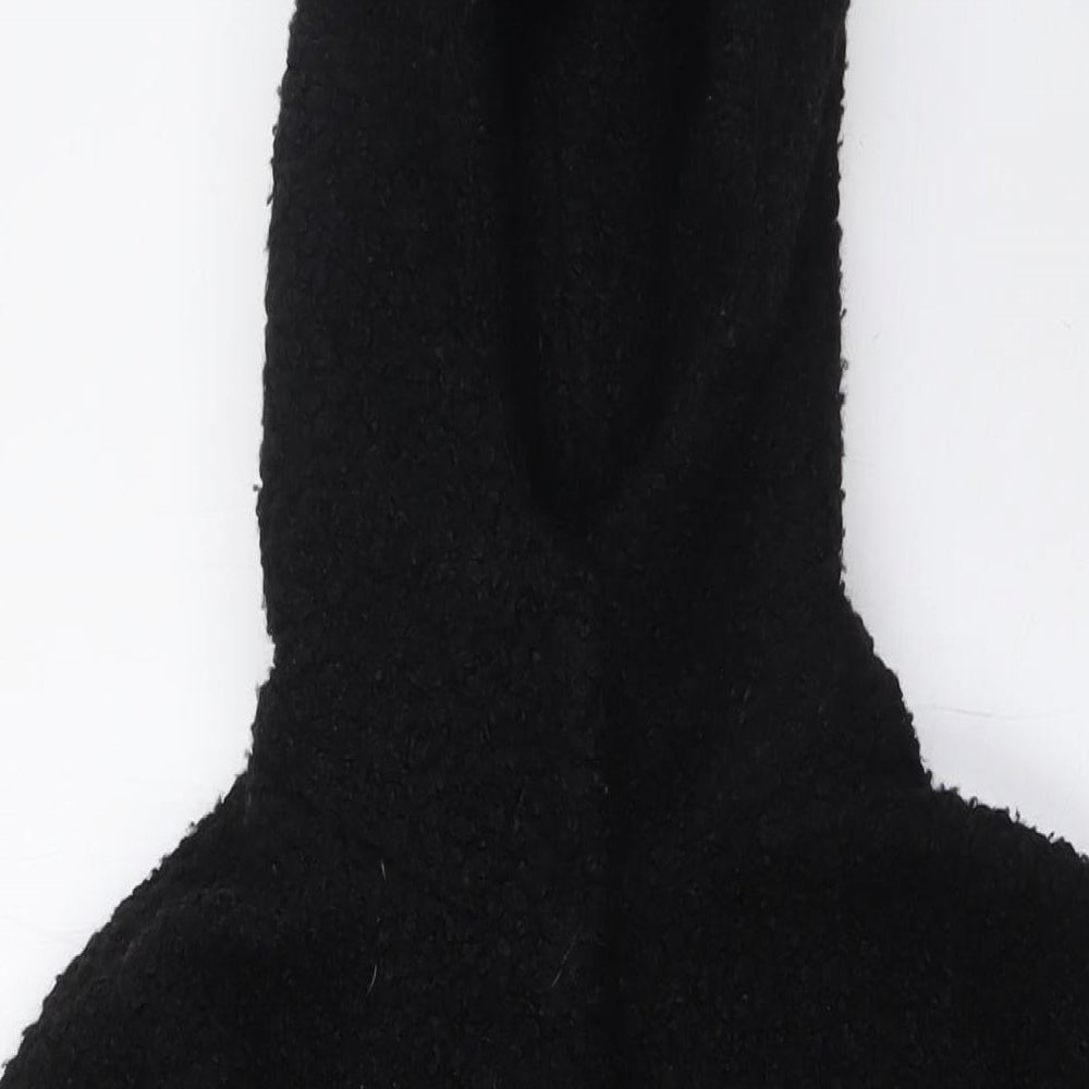 Womens UK Size S Klass Black Overcoat