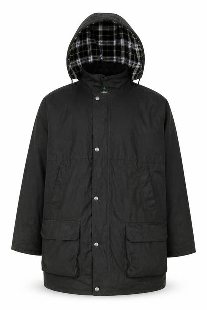 Mens UK Size M WaxBerry Green Overcoat
