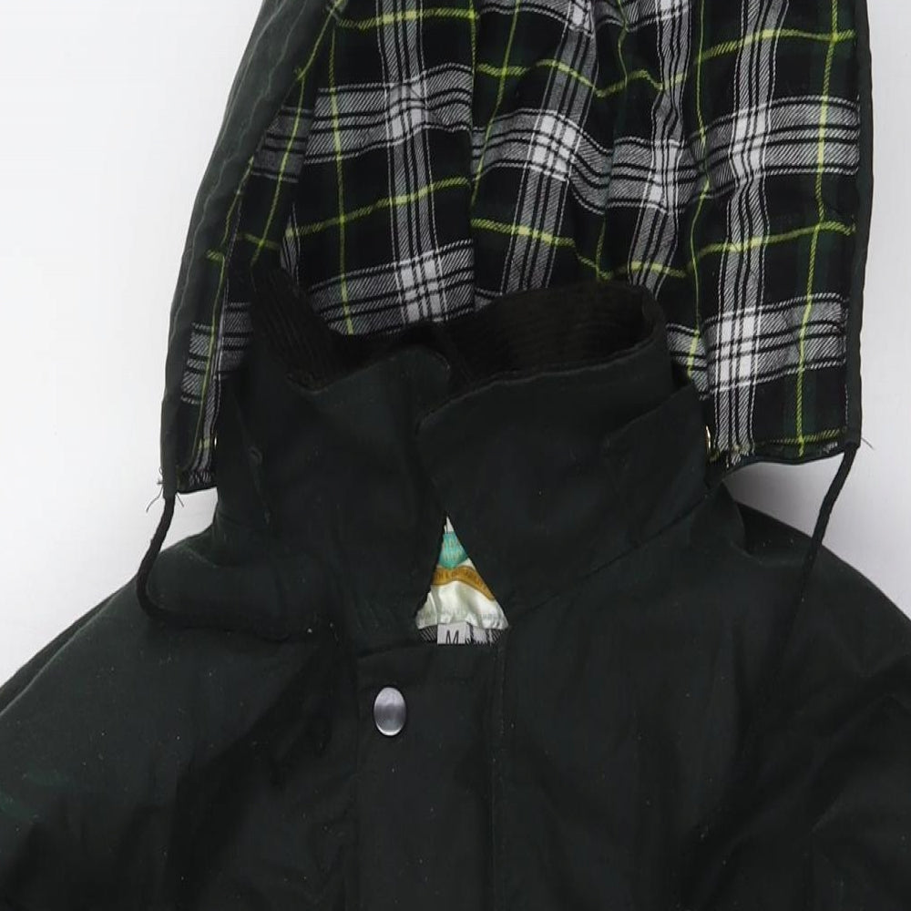Mens UK Size M WaxBerry Green Overcoat
