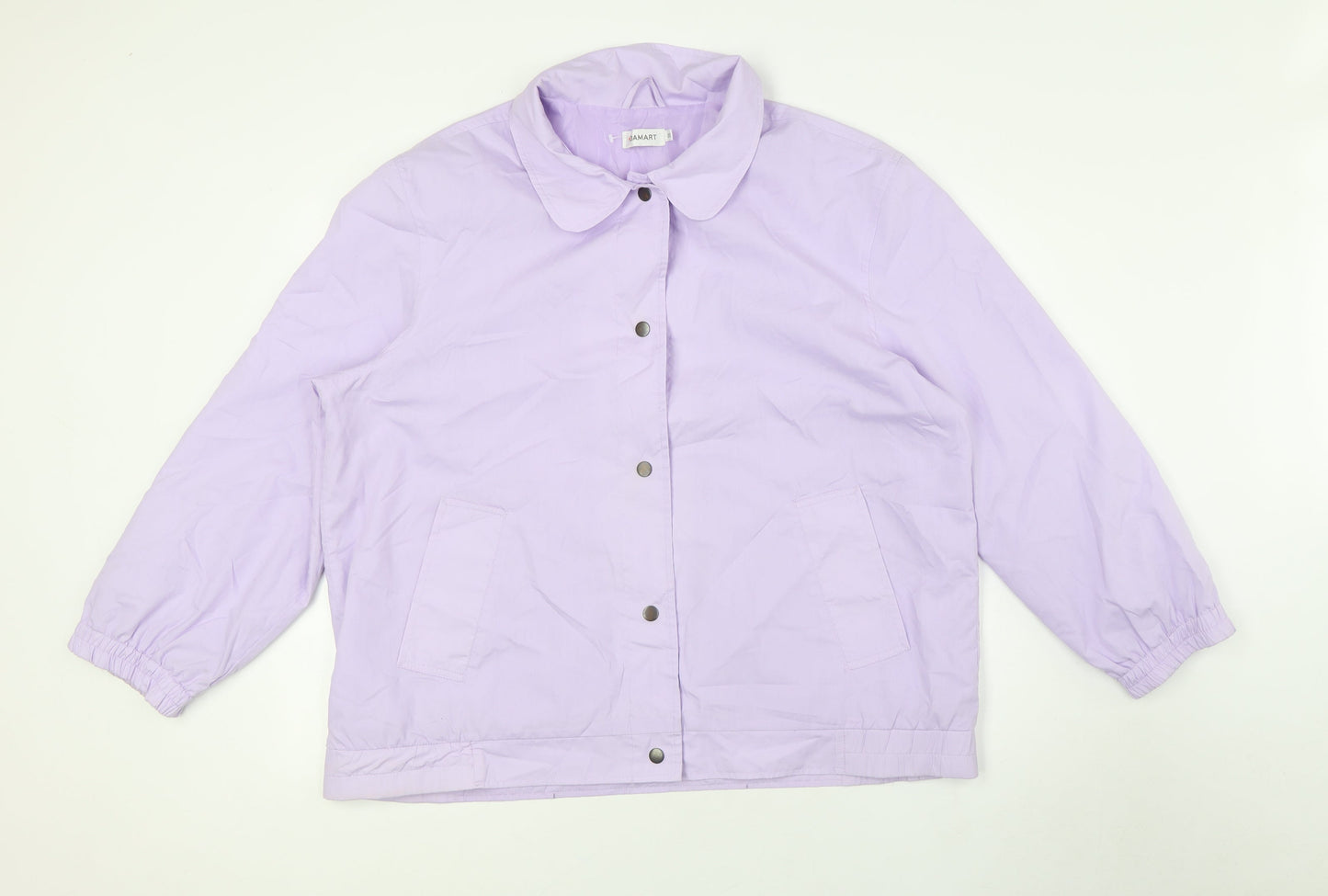 Damart Womens Purple Jacket Size 20 Snap