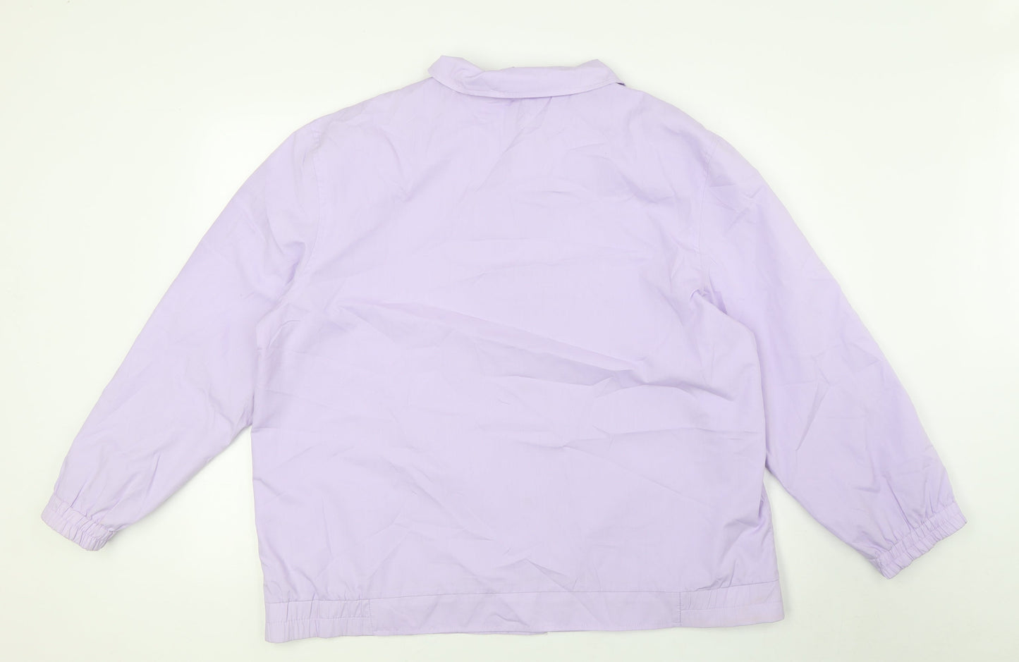 Damart Womens Purple Jacket Size 20 Snap