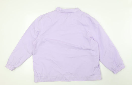 Damart Womens Purple Jacket Size 20 Snap
