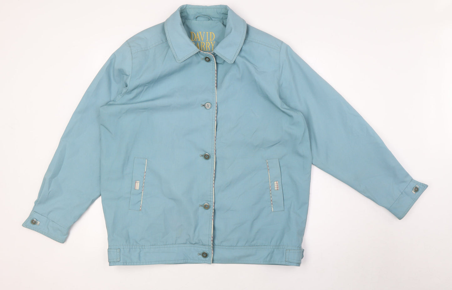 Womens UK Size 16 David Barry Blue Jacket
