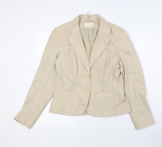 Womens UK Size 12 Marks and Spencer Beige Jacket