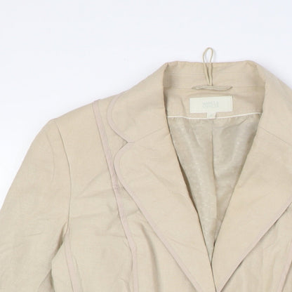 Womens UK Size 12 Marks and Spencer Beige Jacket
