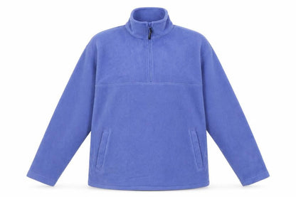 Nuggets Womens Blue Polyester Pullover Sweatshirt Size M Zip - Pockets
