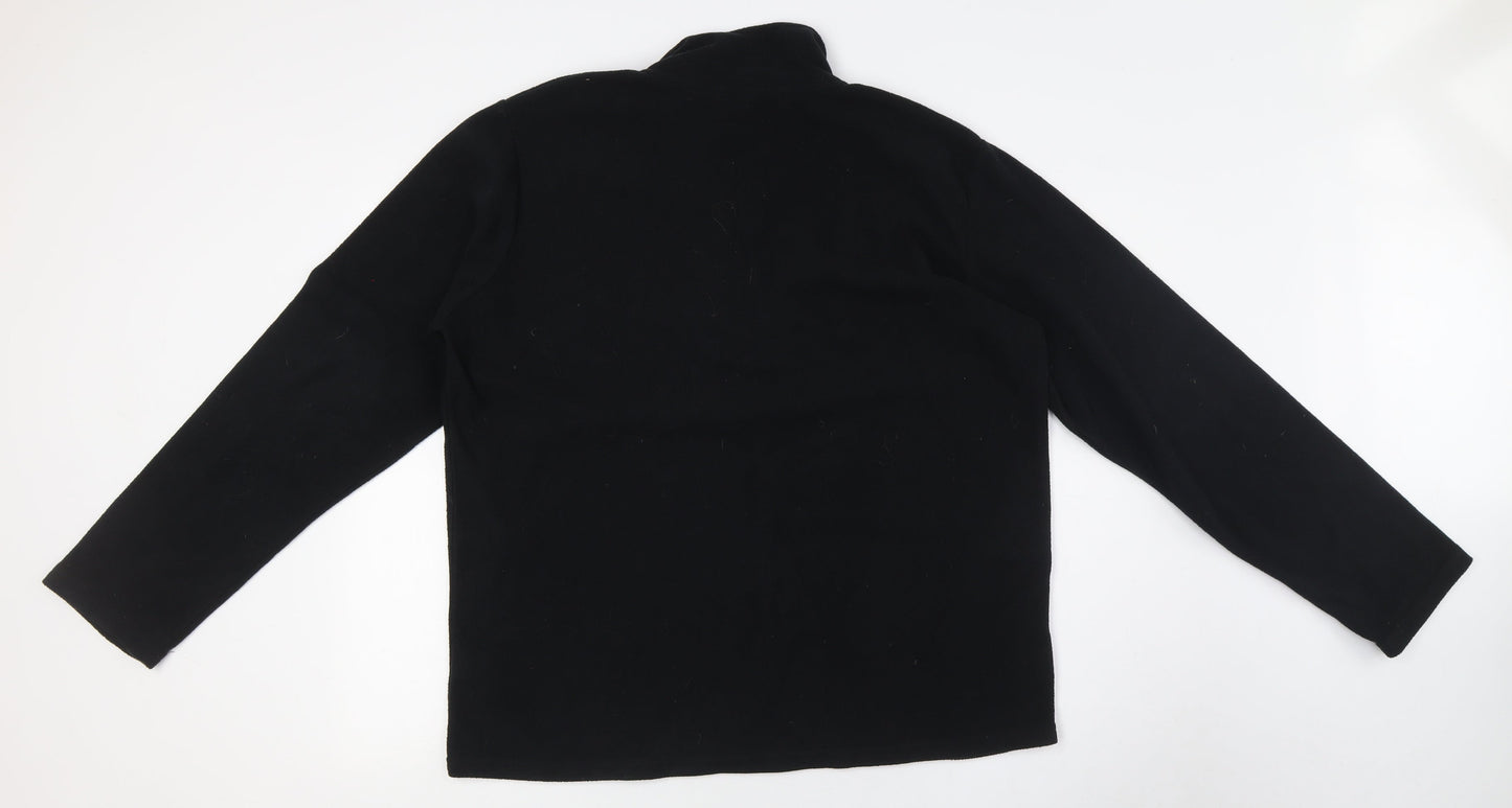 Mens UK Size L FREEDOM TRAIL Black Pullover Sweatshirt