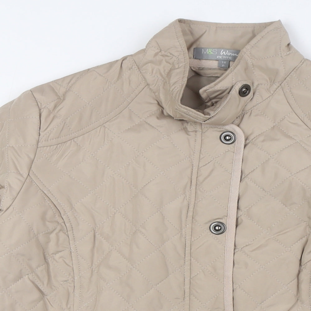 Womens UK Size 14 Marks and Spencer Beige Jacket