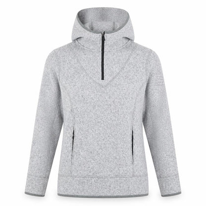 Next Womens Grey Polyester Pullover Hoodie Size 8 Zip - Pockets
