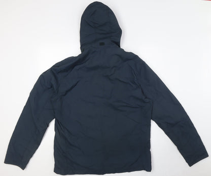 Atlantic Bay Mens Blue Jacket Size M Zip
