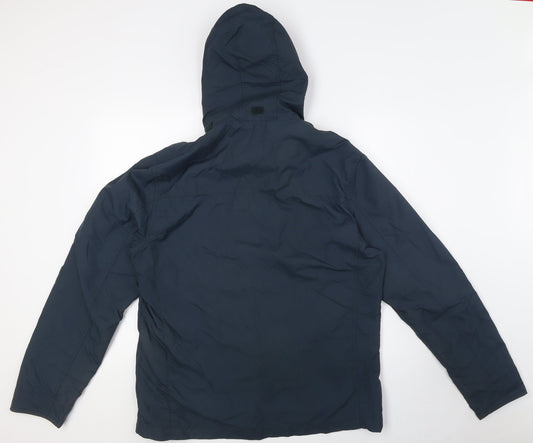 Atlantic Bay Mens Blue Jacket Size M Zip