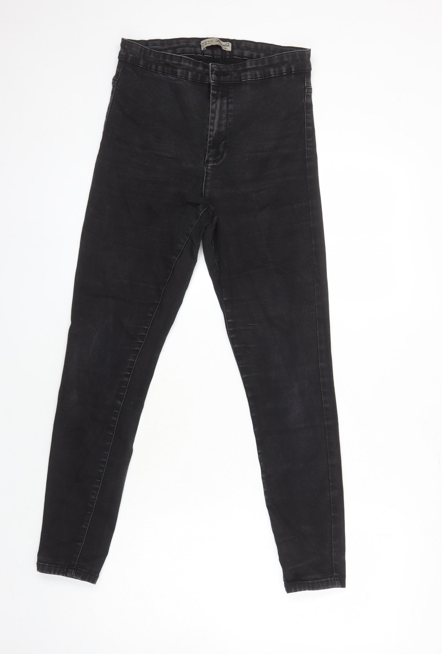 Denim Co Womens Black Cotton Jegging Jeans Size 14 L25 in Regular