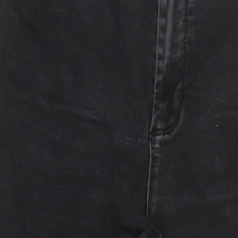 Denim Co Womens Black Cotton Jegging Jeans Size 14 L25 in Regular