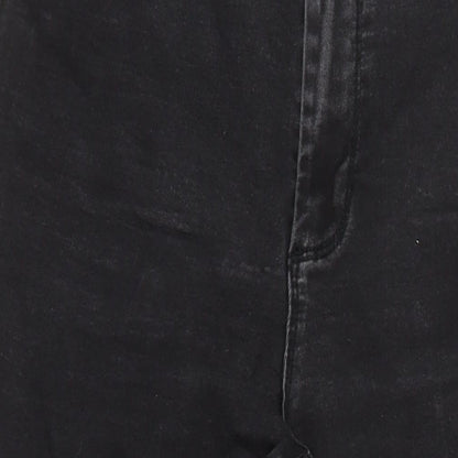 Denim Co Womens Black Cotton Jegging Jeans Size 14 L25 in Regular