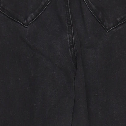 Denim Co Womens Black Cotton Jegging Jeans Size 14 L25 in Regular