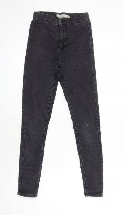Topshop Womens Black Cotton Jegging Jeans Size 26 in L25 in Slim