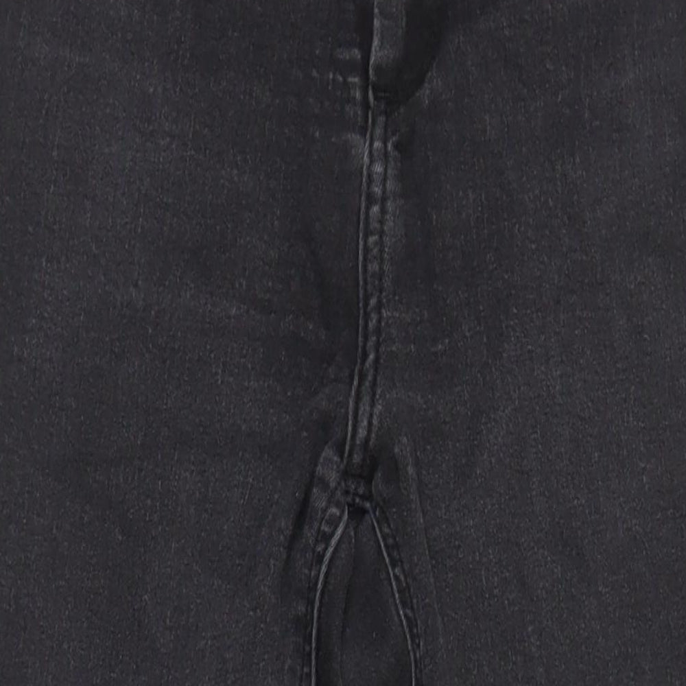 Topshop Womens Black Cotton Jegging Jeans Size 26 in L25 in Slim