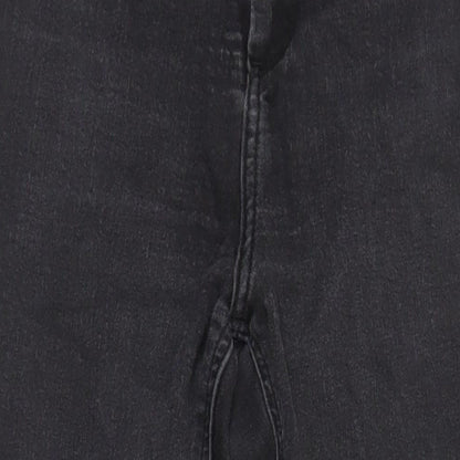 Topshop Womens Black Cotton Jegging Jeans Size 26 in L25 in Slim