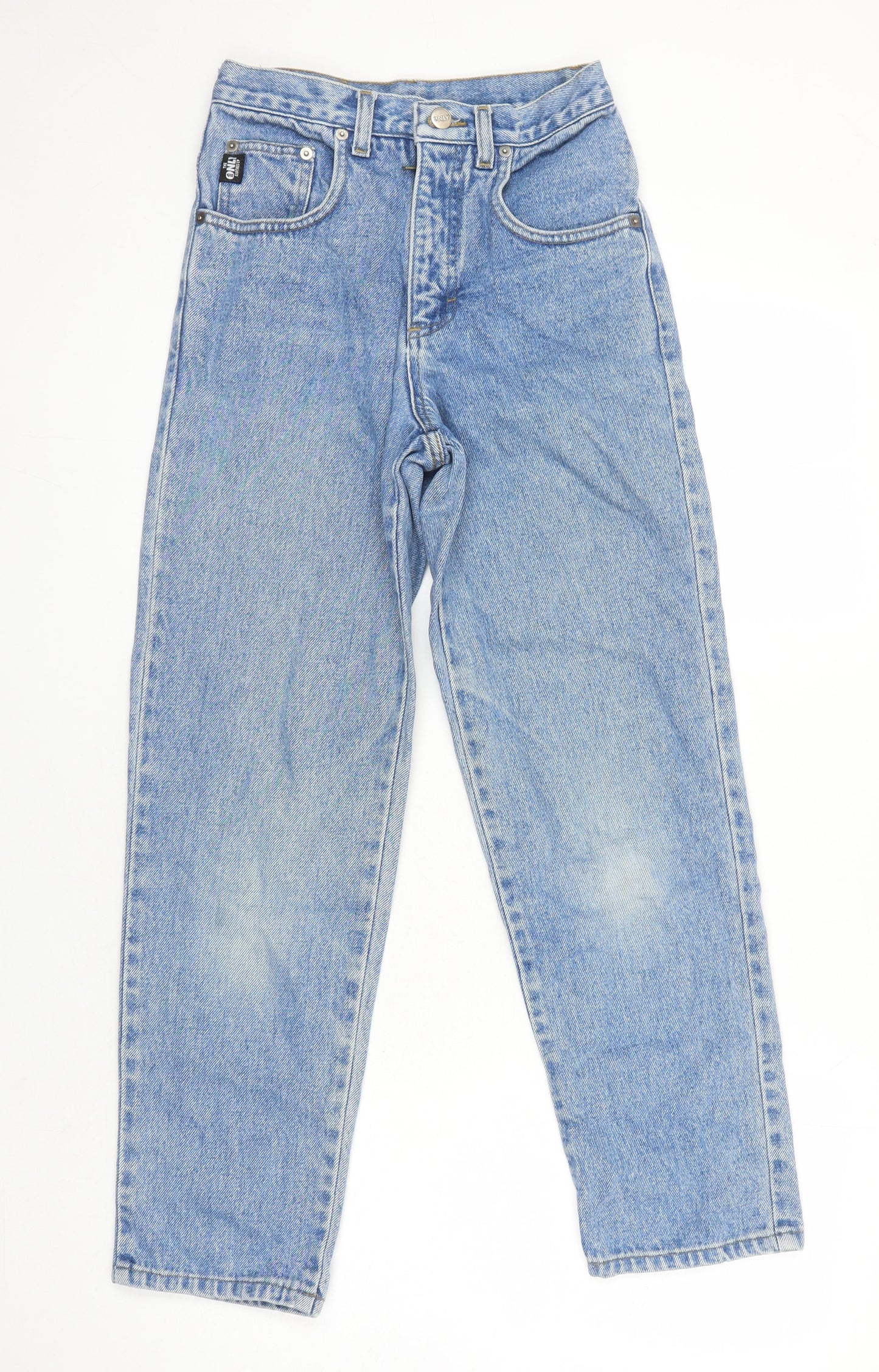 Only Brand Womens Blue Cotton Mom Jeans Size 34 in L26 in Regular