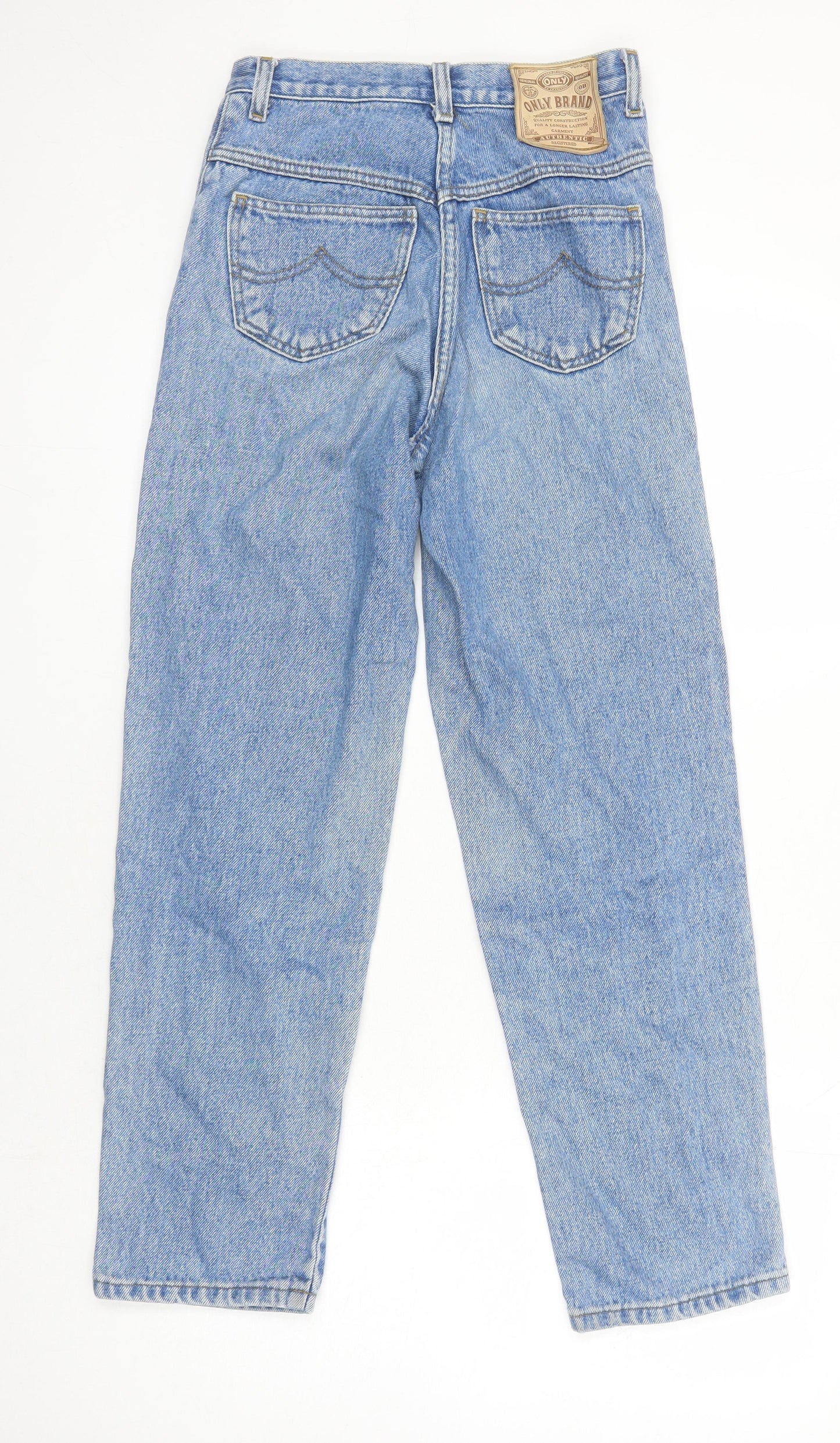 Only Brand Womens Blue Cotton Mom Jeans Size 34 in L26 in Regular