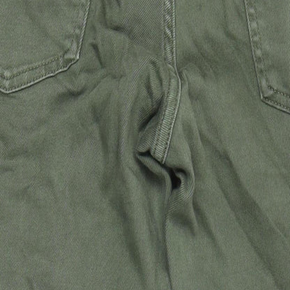 Denim Co Womens Green Cotton Tapered Jeans Size 32 in L29 in Regular - cargo