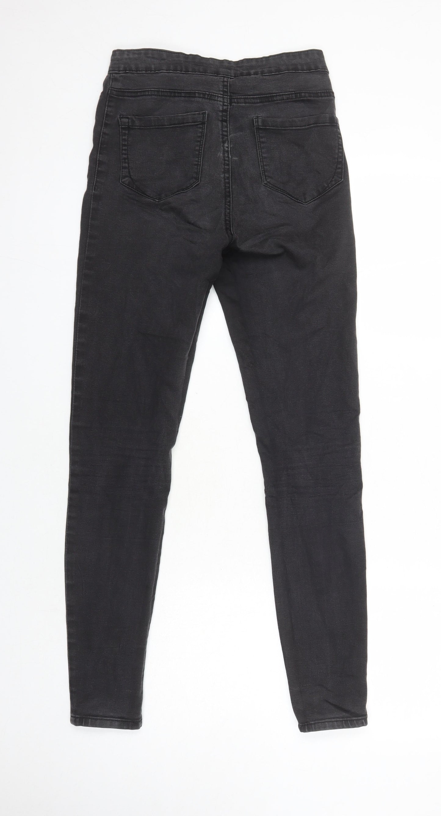 Denim Co Womens Black Cotton Jegging Jeans Size 8 L28.5 in Regular