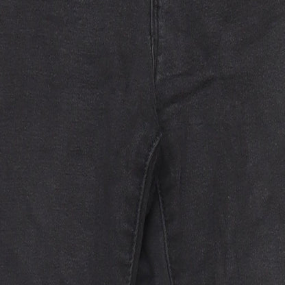 Denim Co Womens Black Cotton Jegging Jeans Size 8 L28.5 in Regular