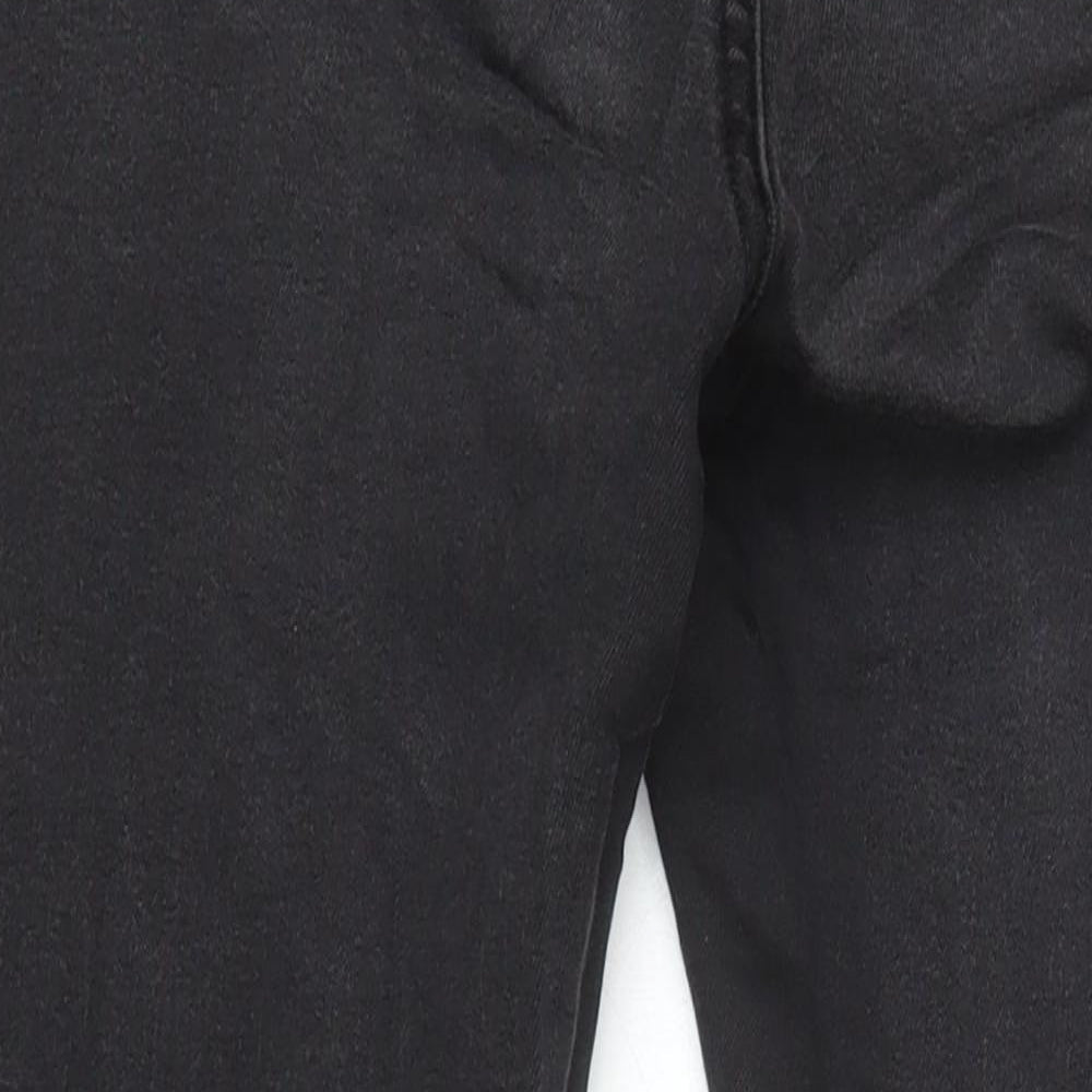 Denim Co Womens Black Cotton Jegging Jeans Size 8 L28.5 in Regular